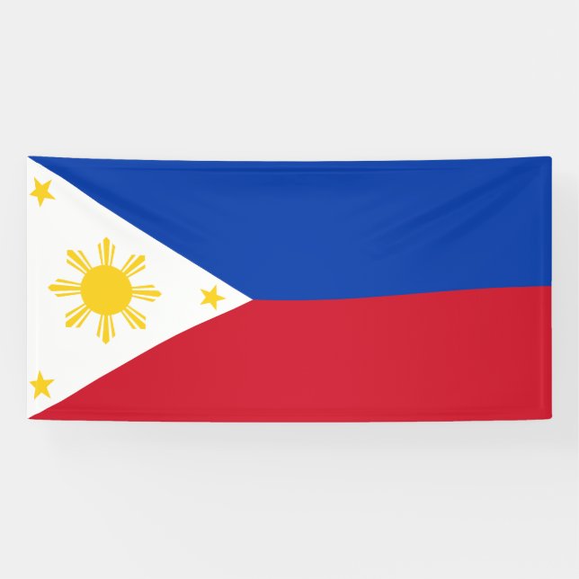 Lona Bandera de Filipinas (Horizontal)