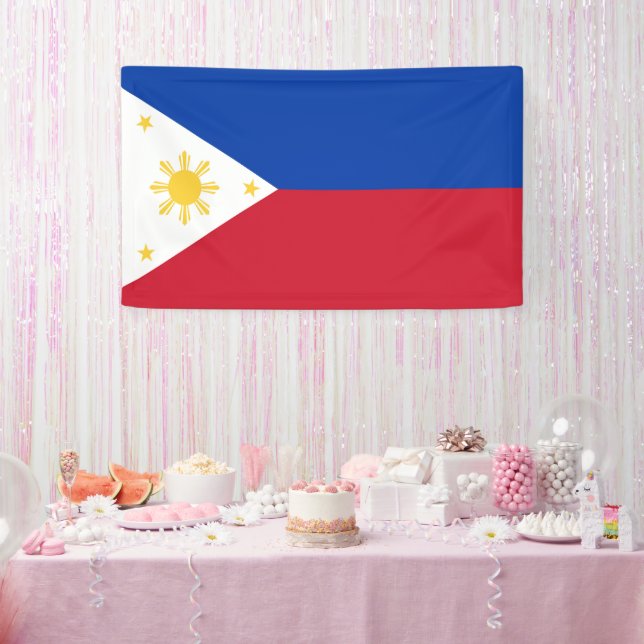 Lona Bandera de Filipinas (Fiesta)