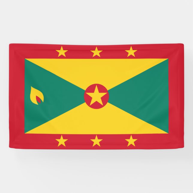 Lona Bandera de Granada España (Horizontal)