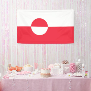 Lona Bandera de Groenlandia