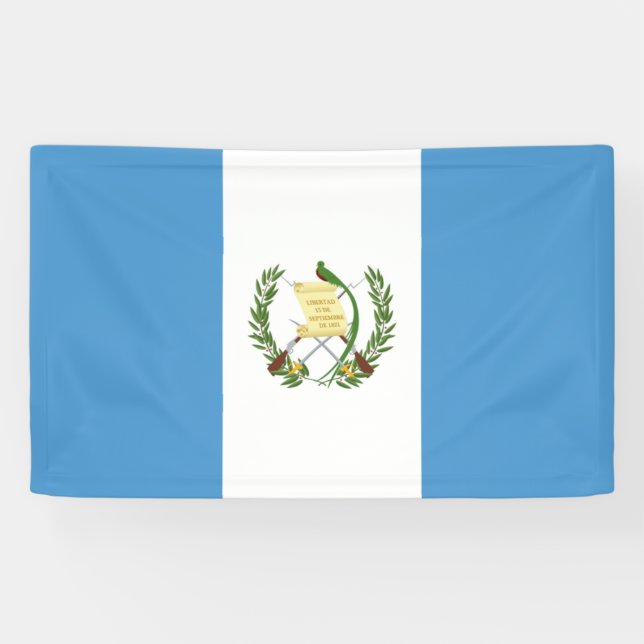 Lona Bandera de Guatemala  (Horizontal)