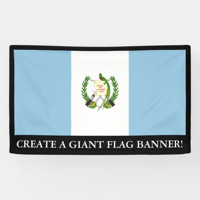 Lona Bandera de Guatemala (Horizontal)