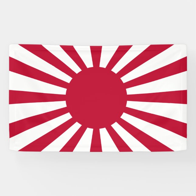 Lona Bandera de guerra imperial de Japón (Horizontal)