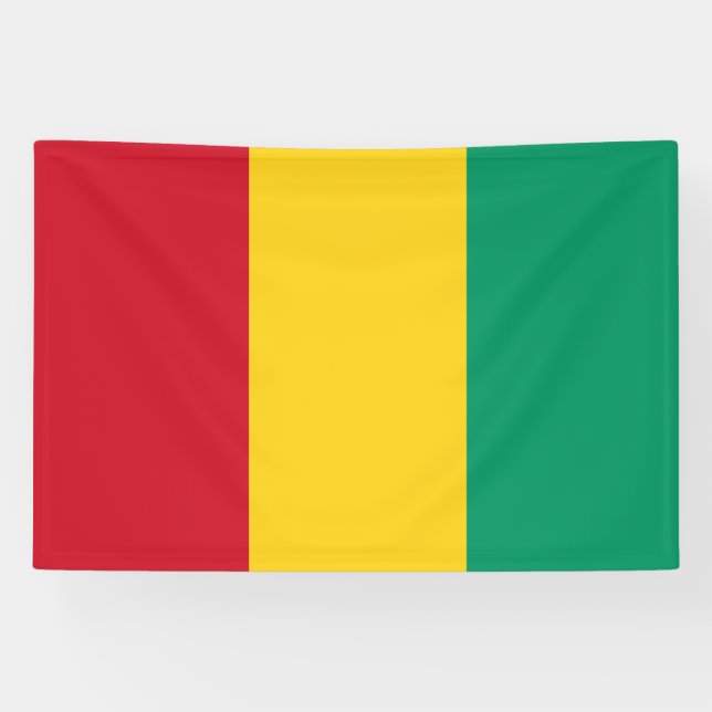 Lona Bandera de Guinea (Horizontal)