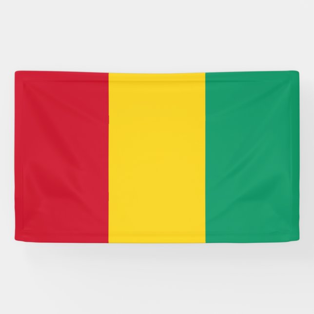 Lona Bandera de Guinea (Horizontal)