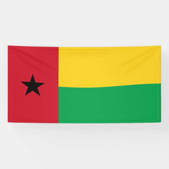 Lona Bandera de Guinea Bissau (Horizontal)