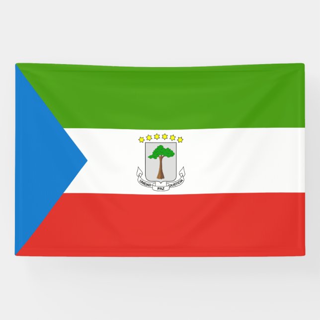 Lona Bandera de Guinea Ecuatorial (Horizontal)