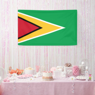 Lona bandera de Guyana