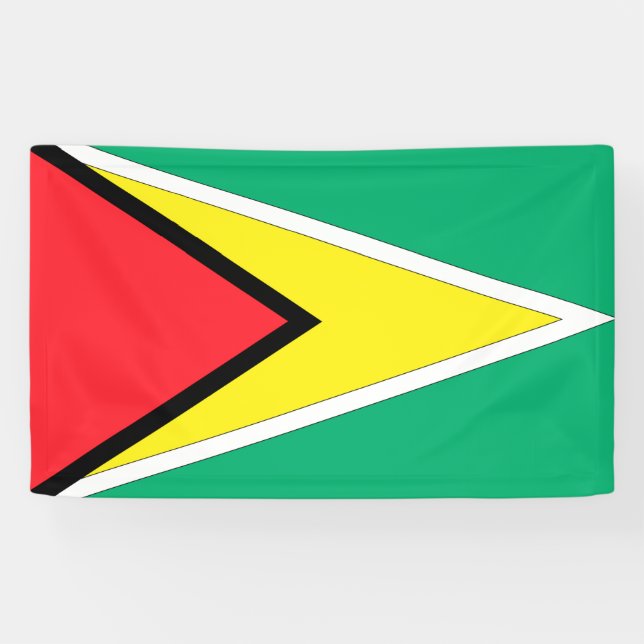 Lona Bandera de Guyana (Horizontal)