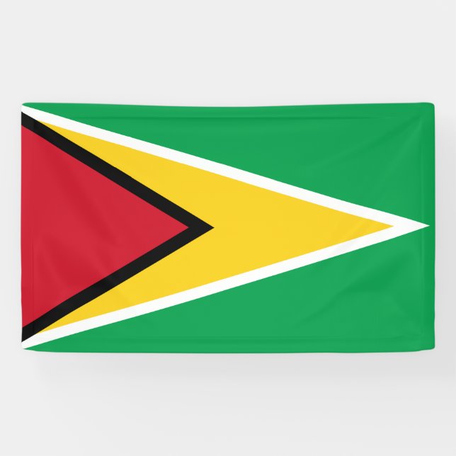 Lona Bandera de Guyana (Horizontal)