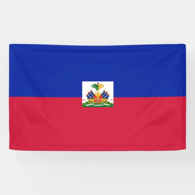 Lona Bandera de Haití  (Horizontal)