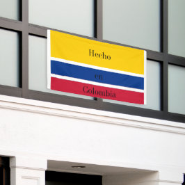 Lona Bandera de Hecho en Colombia