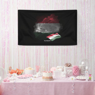 Lona bandera de Hungría