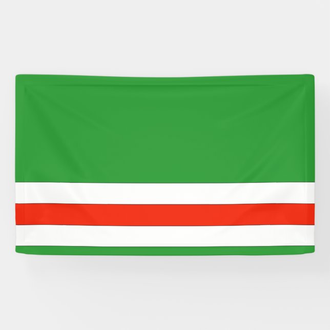 Lona Bandera de Ichkeria (Horizontal)