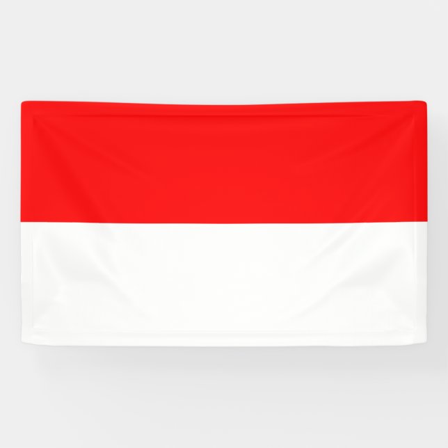 Lona Bandera de Indonesia (Horizontal)