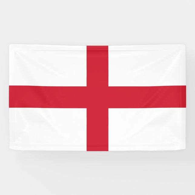 Lona Bandera de Inglaterra bnrcn (Horizontal)