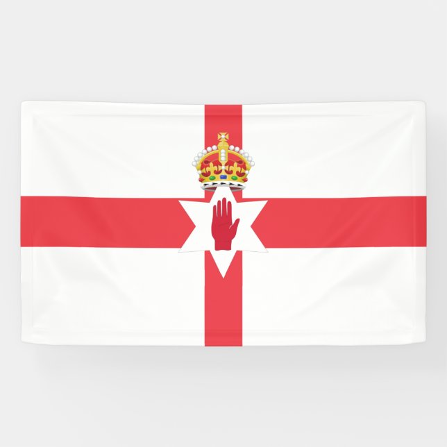 Lona Bandera de Irlanda del Norte (Horizontal)