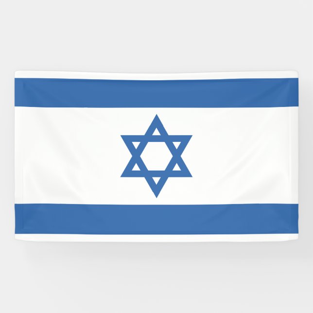 Lona Bandera de Israel (Horizontal)
