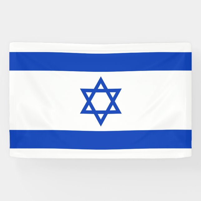 Lona Bandera de Israel (Horizontal)