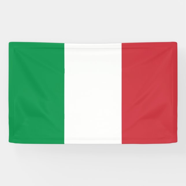 Lona Bandera de Italia (Horizontal)