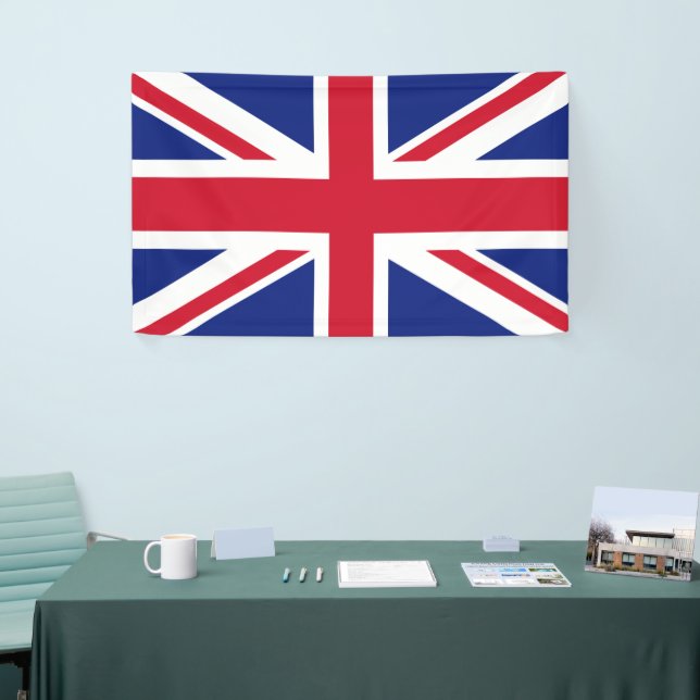 Lona Bandera de Jack de la Unión Británica (Feria)