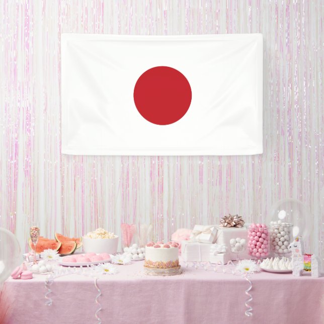 Lona Bandera de Japón (Fiesta)