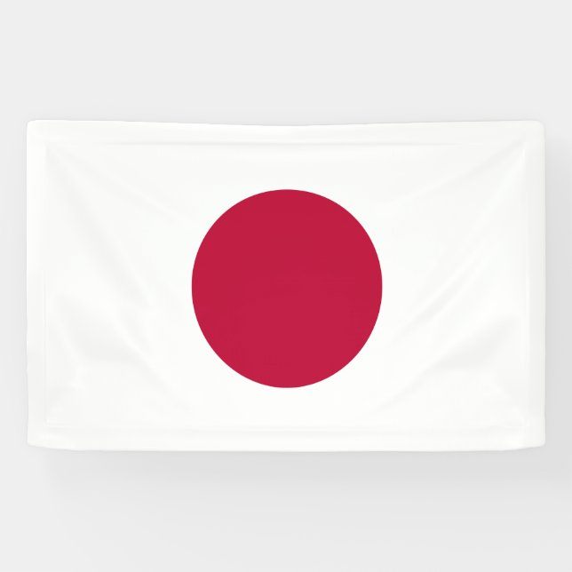 Lona Bandera de Japón (Horizontal)