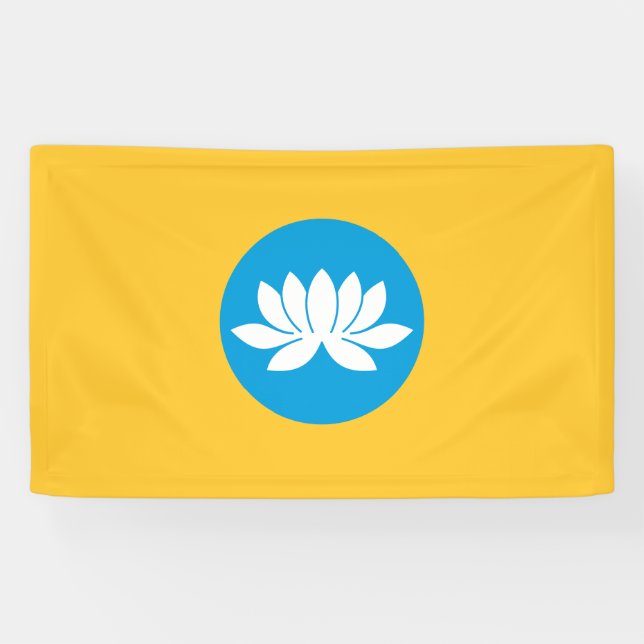 Lona Bandera de Kalmukia (Horizontal)