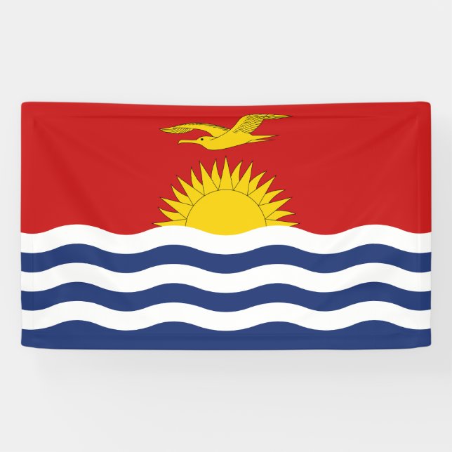 Lona Bandera de Kiribati (Horizontal)