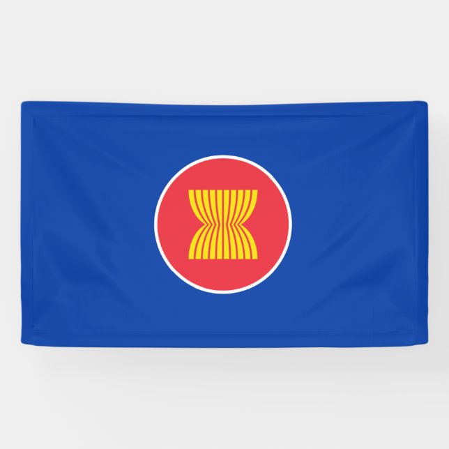 Lona Bandera de la ASEAN (Horizontal)