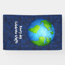 Lona Bandera de la celebración del Día de la Tierra