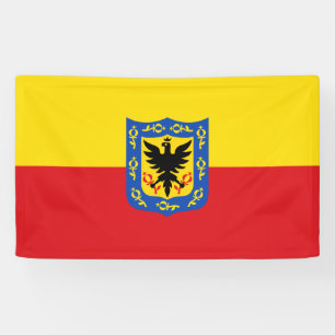 Lona Bandera de la ciudad de Bogotá Símbolo de Colombia