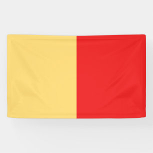 Lona Bandera de la ciudad de Nápoles símbolo de italia 