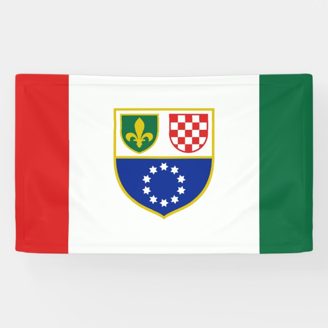 Lona Bandera de la Federación de Bosnia y Herzegovina (Horizontal)