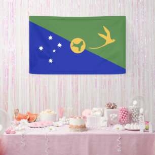Lona Bandera de la isla de los navidades