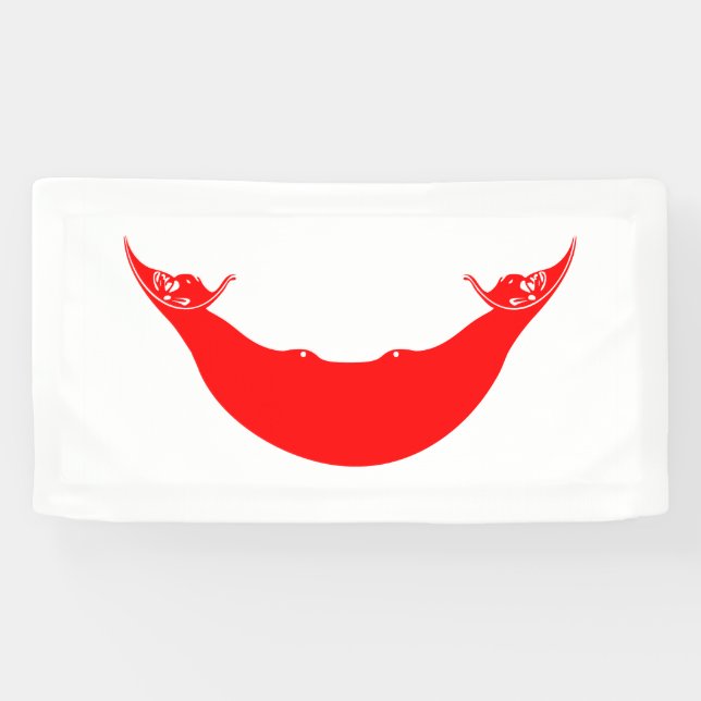 Lona Bandera de la Isla de Pascua (Horizontal)