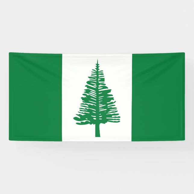 Lona Bandera de la Isla Norfolk (Horizontal)