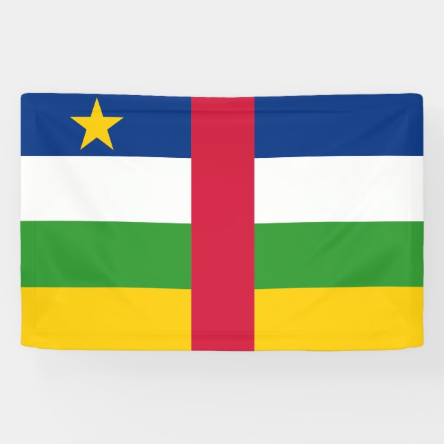 Lona Bandera de la República Centroafricana (Horizontal)