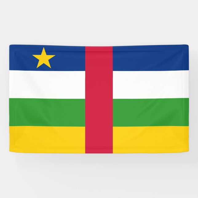 Lona Bandera de la República Centroafricana (Horizontal)