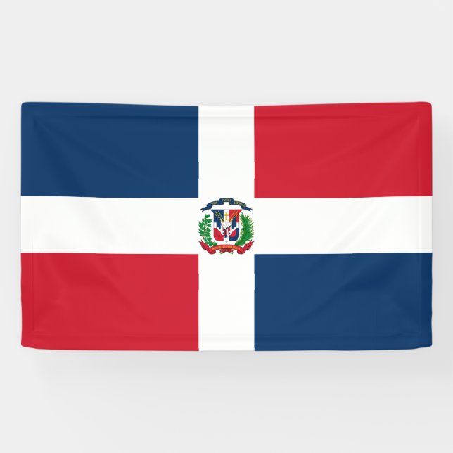 Lona Bandera de la República Dominicana (Horizontal)