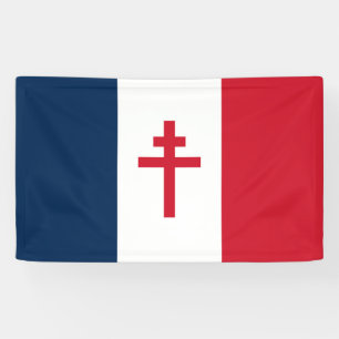 Lona Bandera de la resistencia francesa símbolo de guer