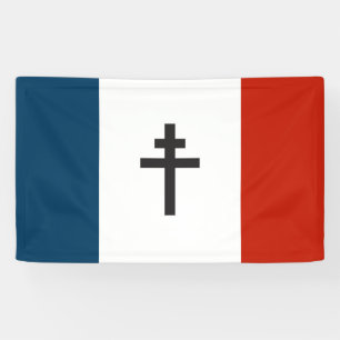 Lona Bandera de la resistencia francesa símbolo de guer