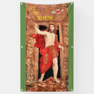 Lona Bandera de la resurrección de Pascua