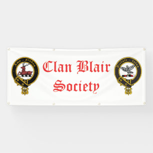 Lona Bandera de la sociedad de Blair del clan