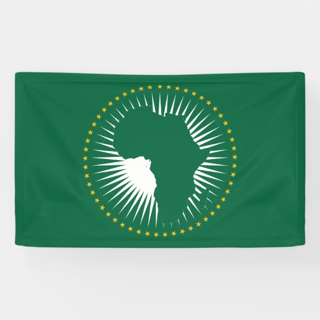 Lona Bandera de la Unión Africana (Horizontal)