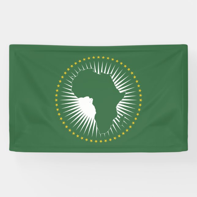 Lona Bandera de la Unión Africana (Horizontal)
