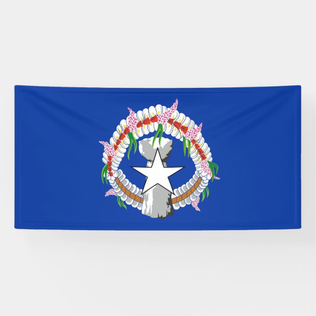 Lona Bandera de las Islas Marianas del Norte (Horizontal)