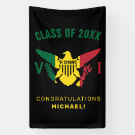 Lona Bandera de las Islas Vírgenes de Estados Unidos, c