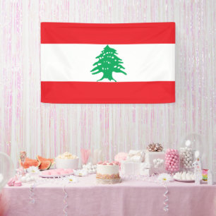 Lona bandera de Líbano