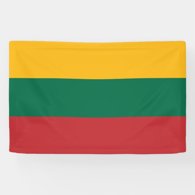 Lona Bandera de Lituania (Horizontal)